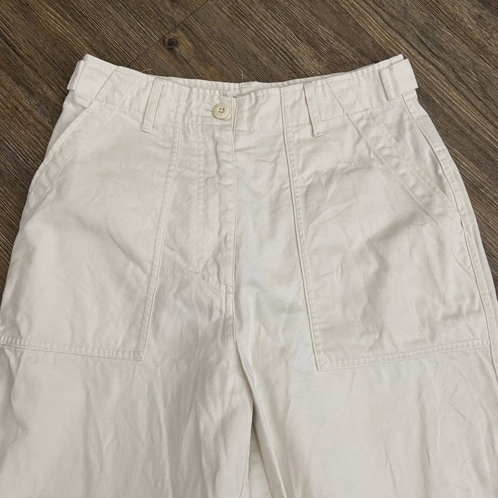Kith High‎ Rise Utility Chino Straight Leg Cream Pants Size 27 - Picture 2 of 10